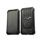 Wireless charging solar power bank 20000 mAh