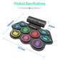 Portable USB Electronic Drum Pad Kit With Built-in Speaker